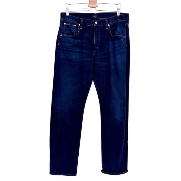 Citizens Of Humanity Men's Elijah Straight Perform Dark Wash Jeans Size 36